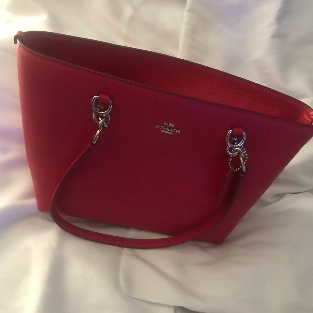 Red Coach Purse